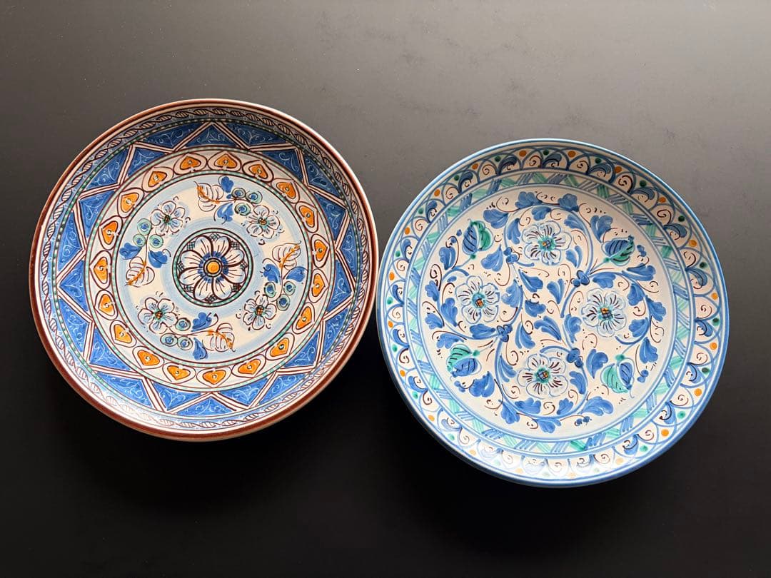 あびこさん専用！イタリア シチリア陶器 25cm 絵皿 ✖️２枚