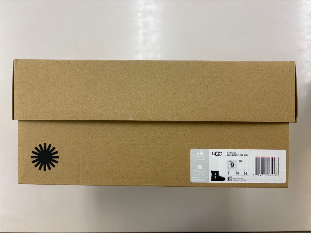 UGG クラシッククリアミニ ブラック