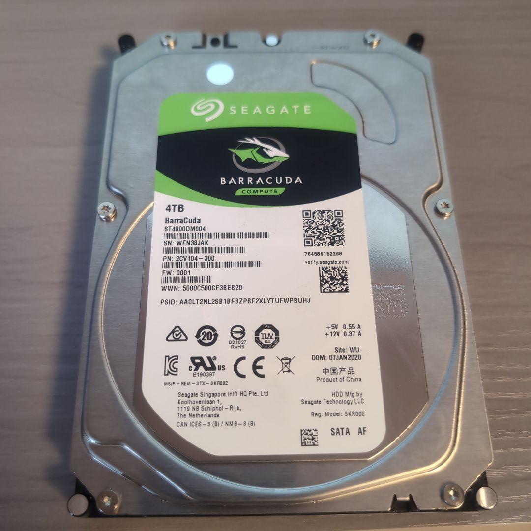 ST4000DM004 4TB 内蔵型HDD
