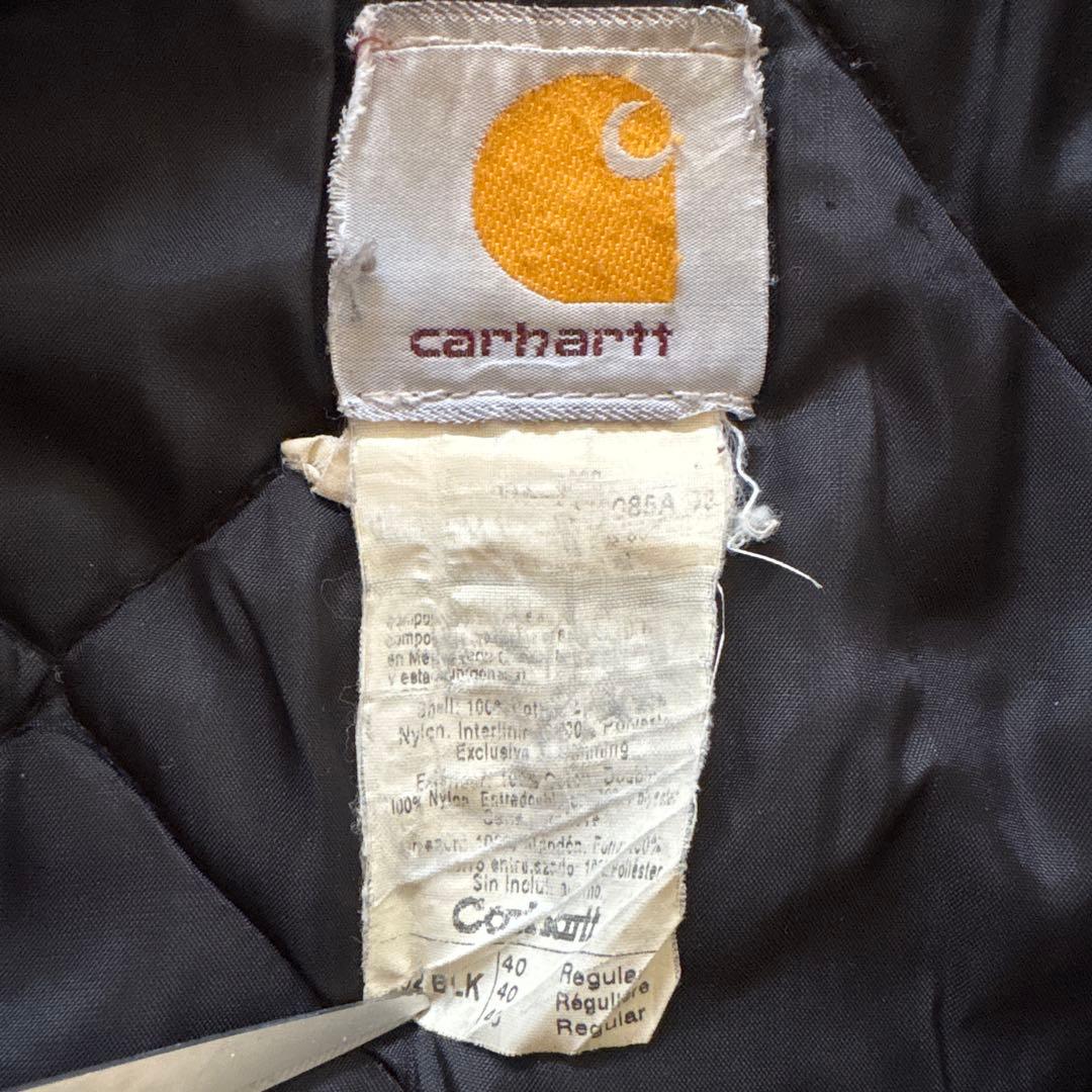 carhartt トラディショナルジャケット　ブラック　フェード　雰囲気