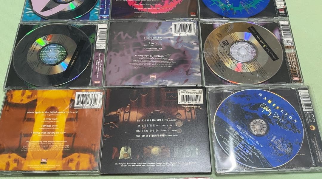 最終 Marillion CDシングル 19枚セットで！ マリリオン プログレ