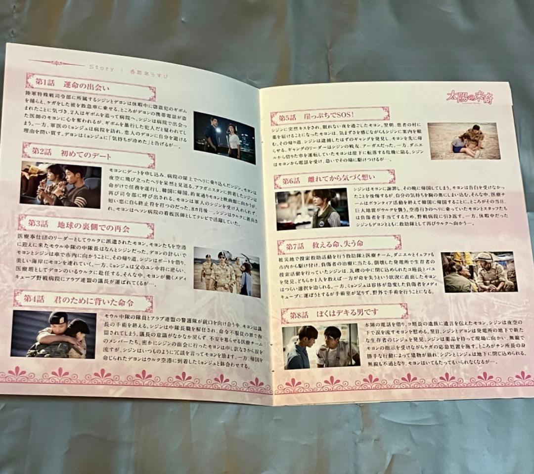太陽の末裔　DVDセット1 6枚組　初回限定特典ポストカードのみ　新品未使用