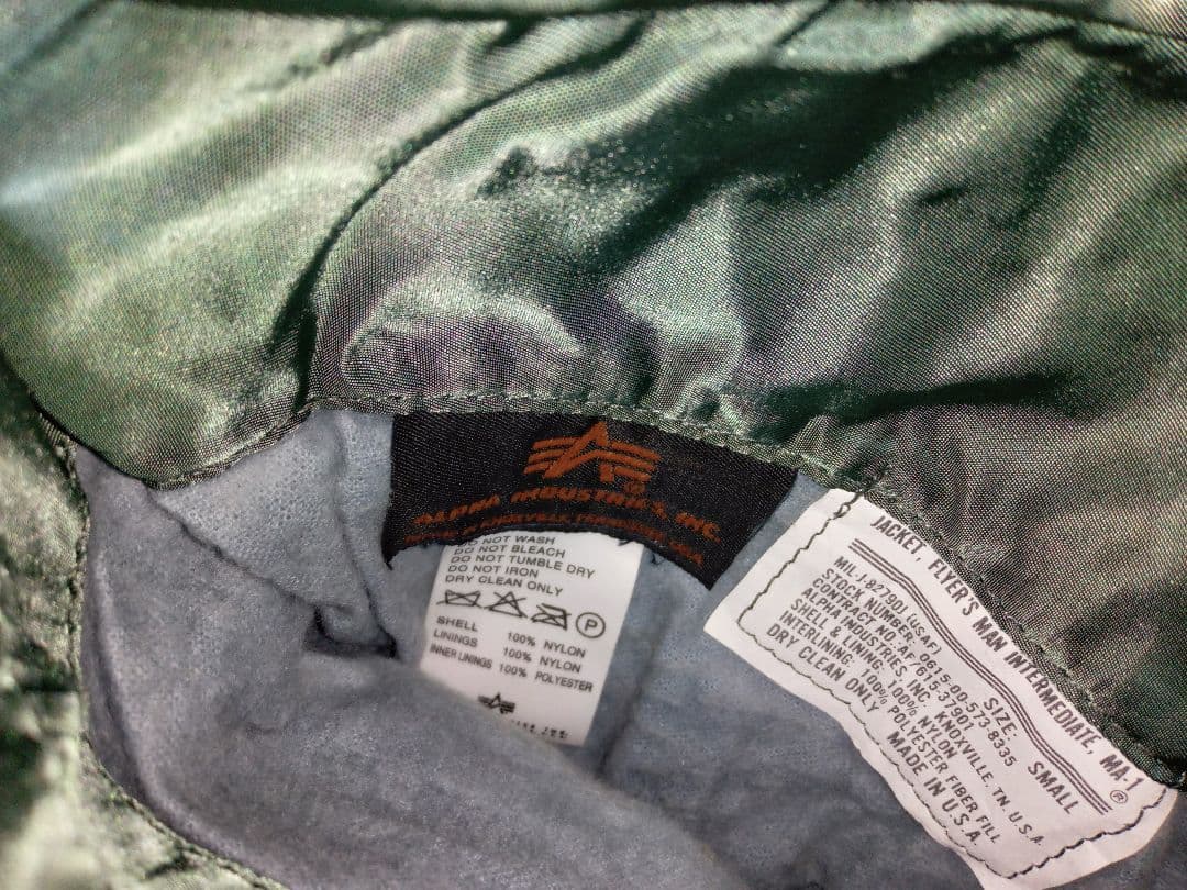 RYUSEI　ALPHA INDUSTRIES MA-1 USA製