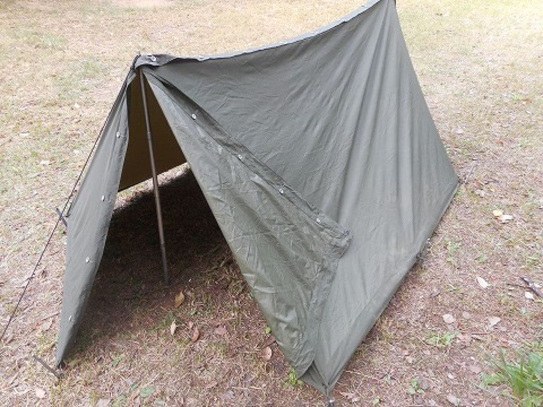 ユ*ロ様 良品オーストリア軍幕　軍放出品　パップテント2枚組