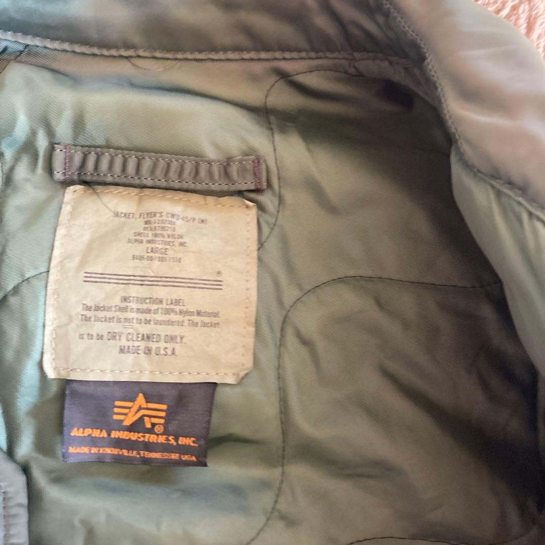 USA製　ALPHA　アルファ　CWU-45/P　メンズL