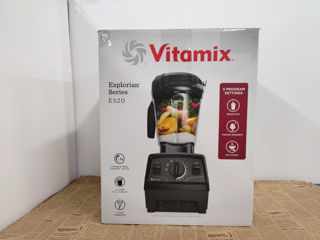 Vitamix E520 ブラック 動作点検・除菌済