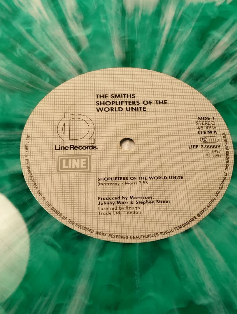 THE SMITHS Shoplifters ドイツ盤 カラービニール