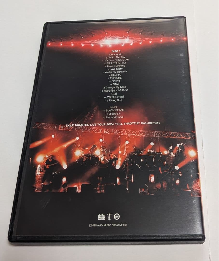 EXILE TAKAHIRO LIVE 2024 DVD BOX 初回