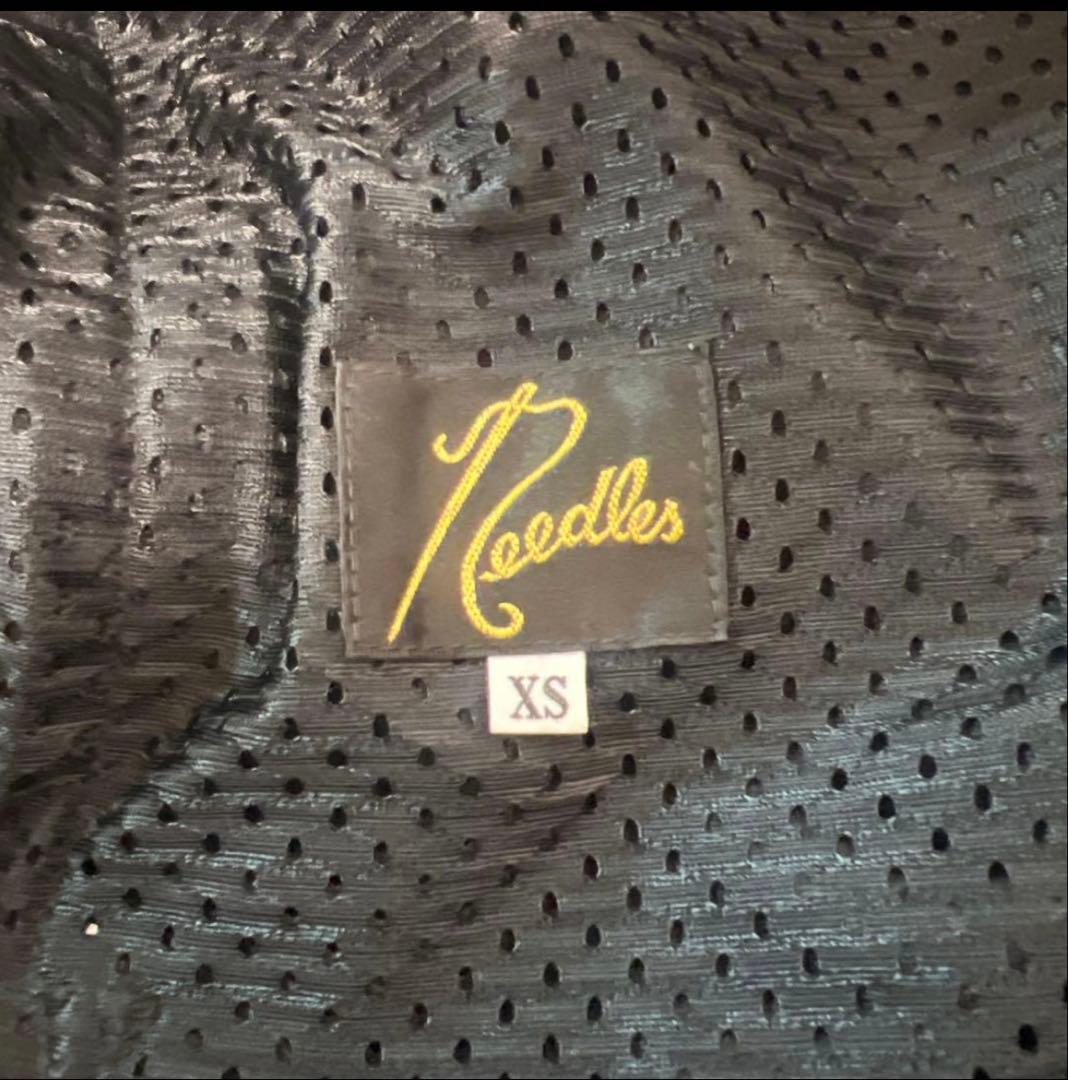 【美品】Needles トラックパンツ ストレート ブラック×グレー XS