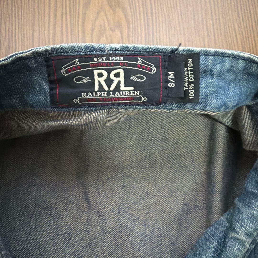 ダブルアールエル　デニムキャップ　90s S/M 台湾製