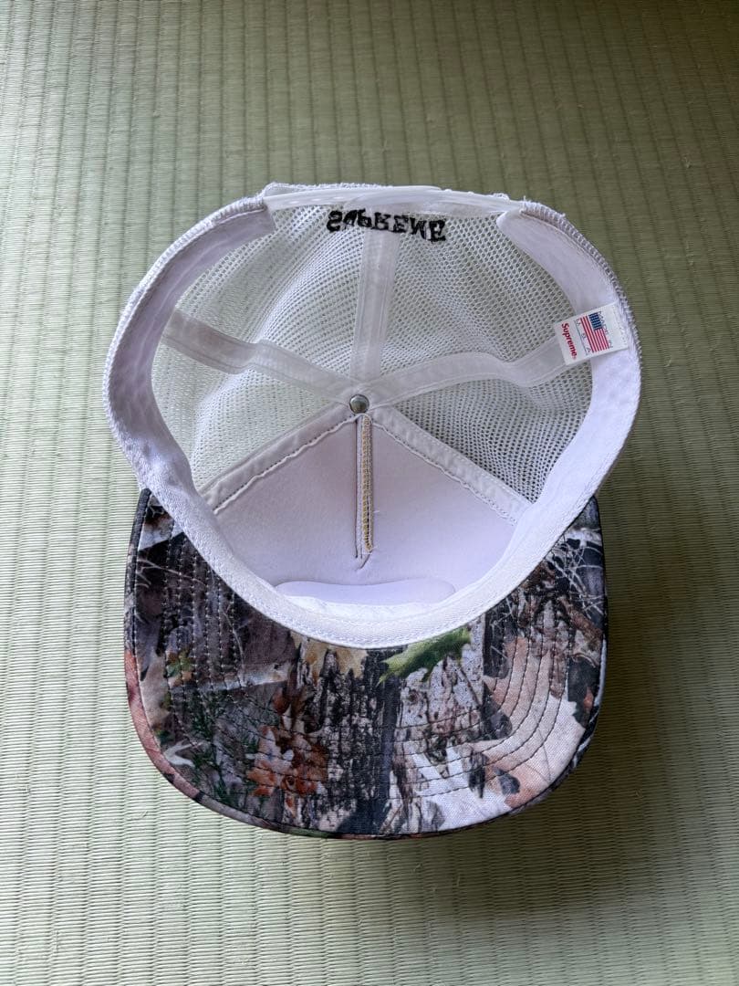 supremeリアルツリーメッシュキャップ