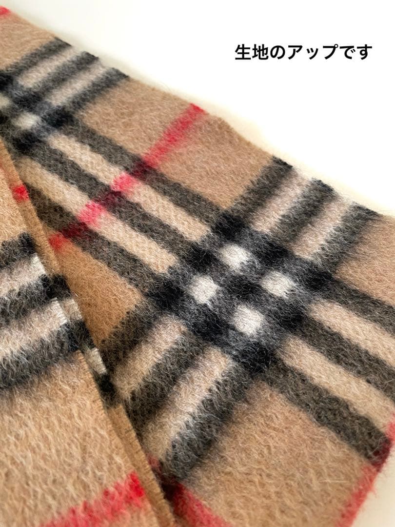 美品 バーバリー カシミア100% マフラー BURBERRY 男女兼用