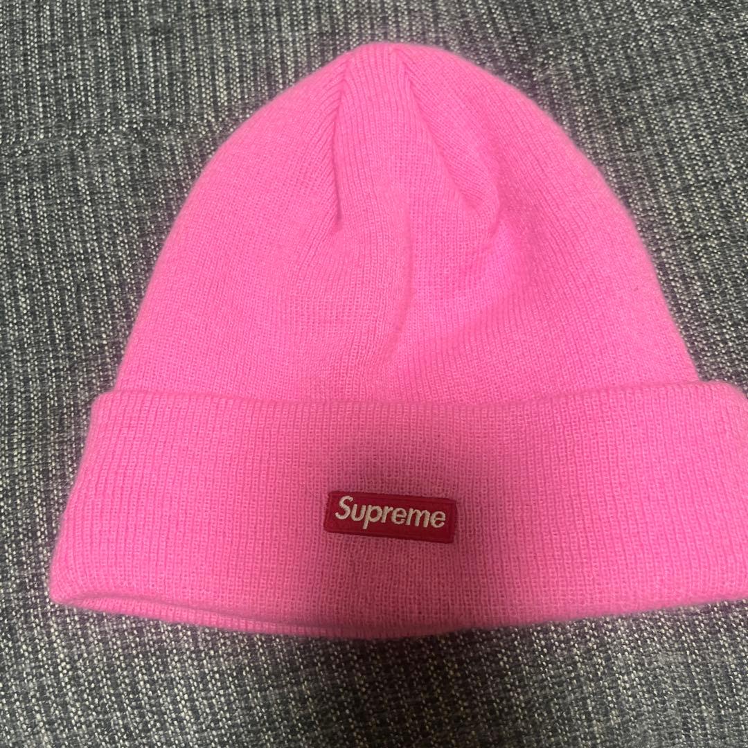 帽子 Supreme New Era S Logo Beanie \"Pink\"23FW