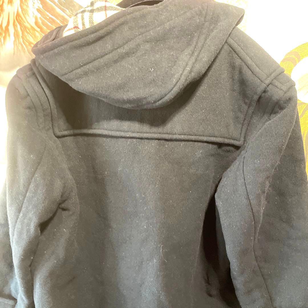 BURBERRY LONDON ダッフルコートBLACK ノバチェック柄