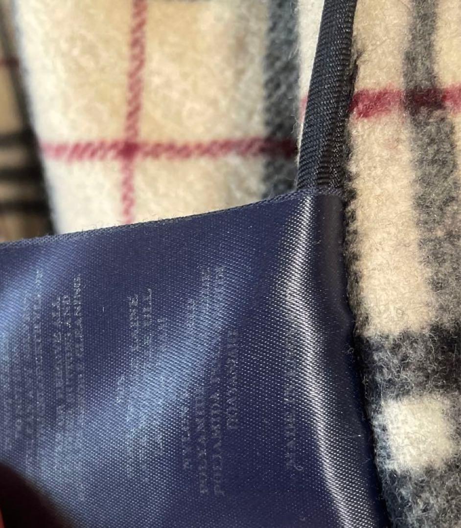 BURBERRY LONDON ダッフルコートBLACK ノバチェック柄