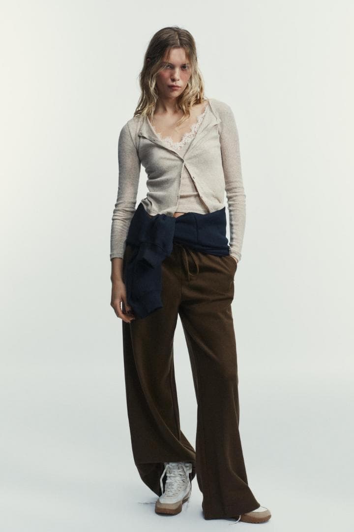 ZARA コンビネーションレーストップジャケット S