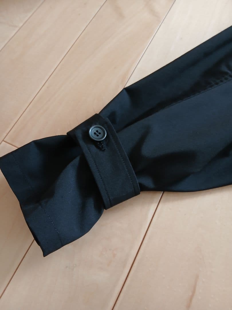 新品未使用　タグ付き　VACHEMENT 黒タフタロングトレンチコート