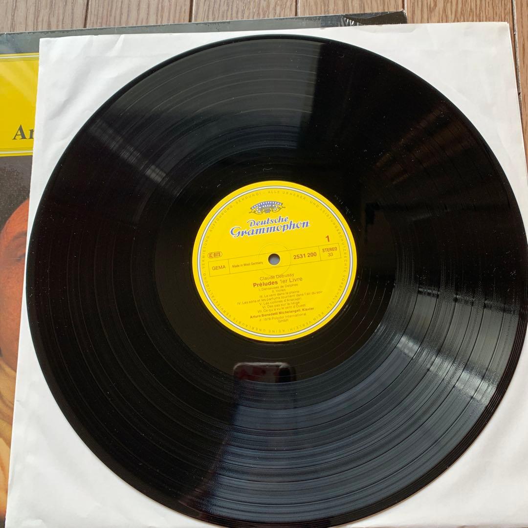 ドビュッシー:前奏曲集第1巻ミケランジェリLP1枚1978年ドイツ盤