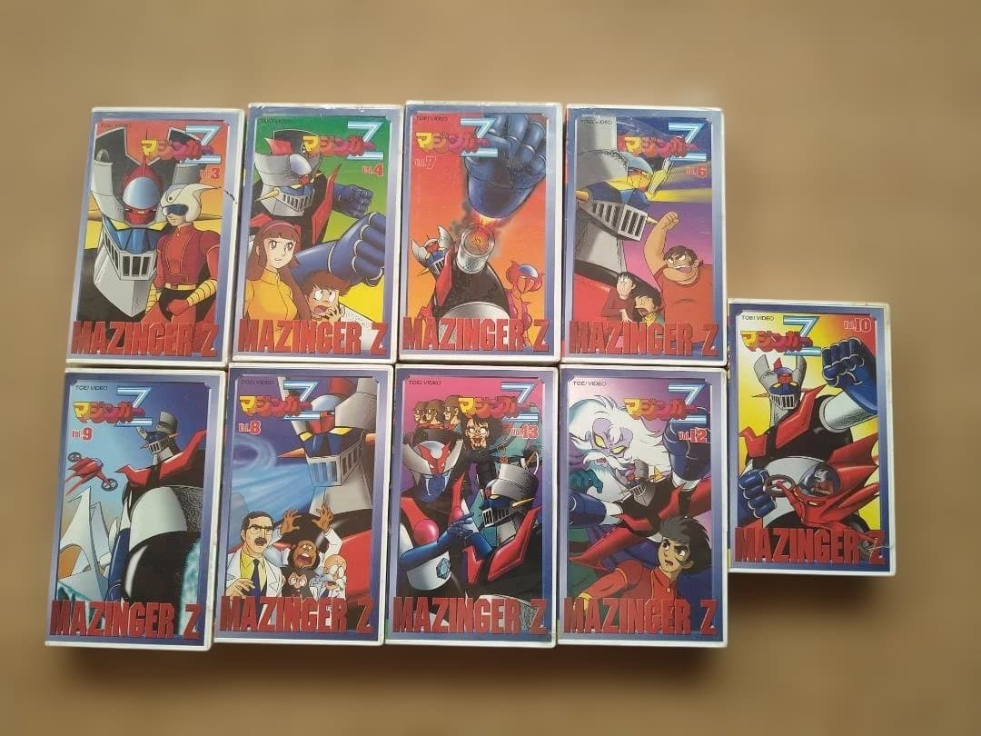 E*a様 マジンガーZ (Mazinger Z) VHS ビデオテープ　14本セ