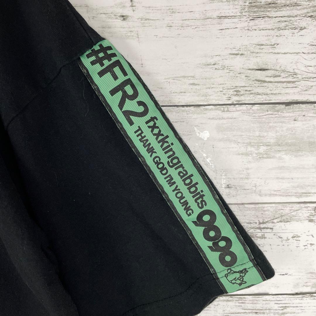 【希少XLサイズ】FR2×9090コラボ☆サイドライン テープ 即完売 Tシャツ