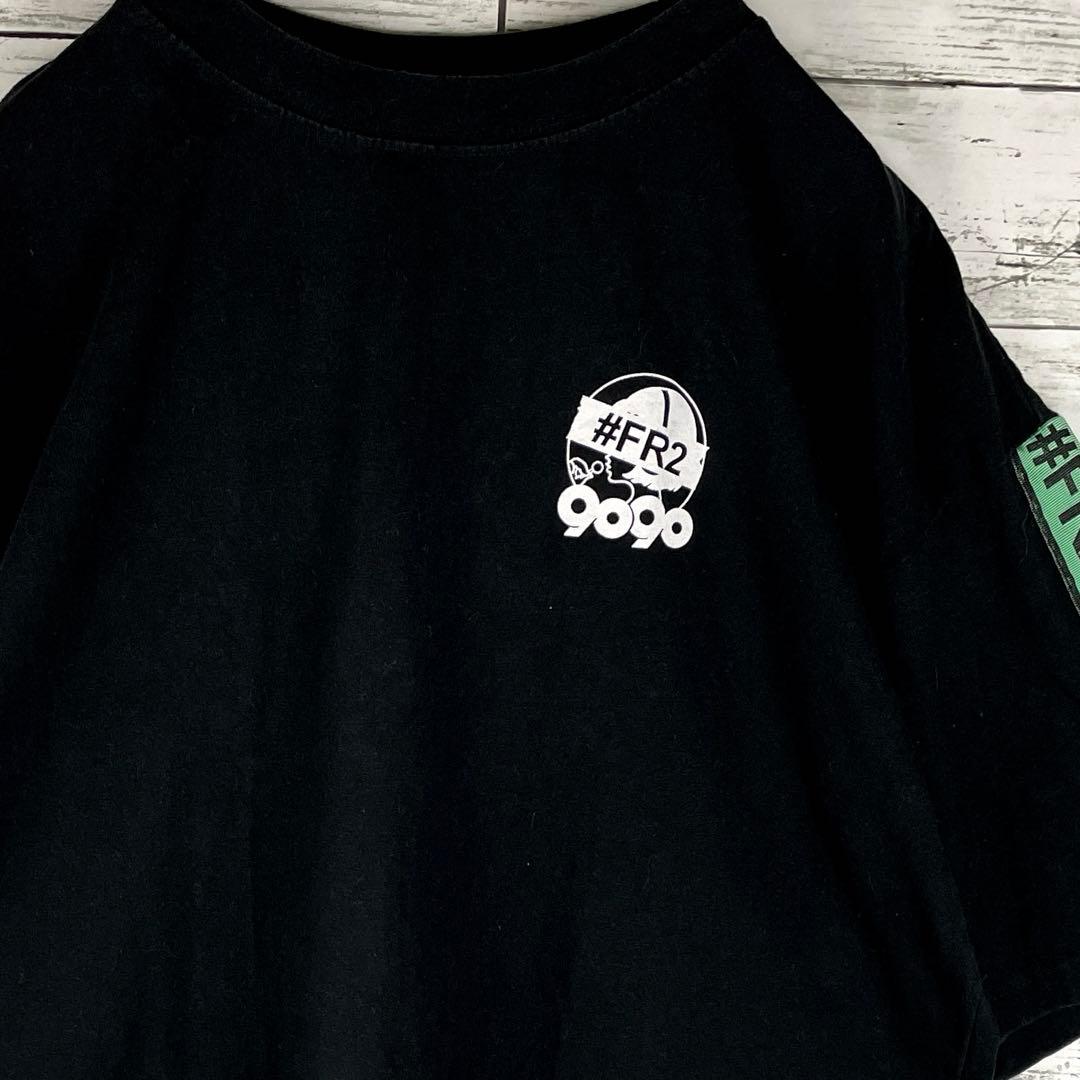 【希少XLサイズ】FR2×9090コラボ☆サイドライン テープ 即完売 Tシャツ