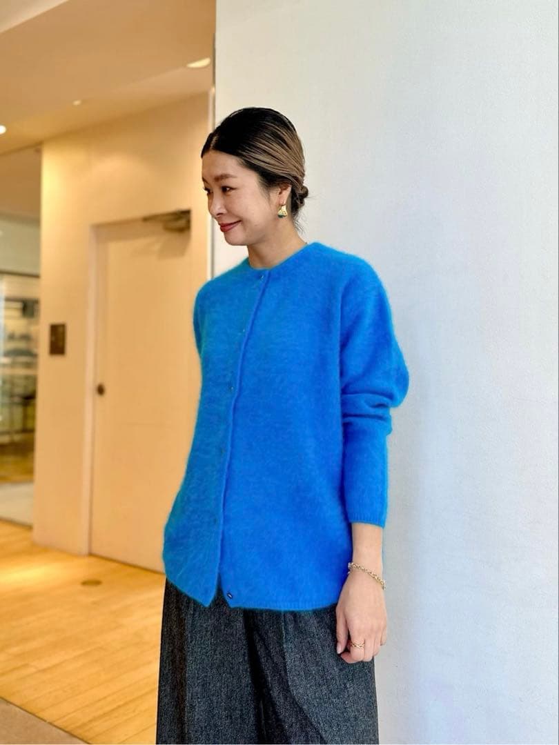 美品【 トゥモローランド 】 ボールジィ　フラッフィーヤーンカーディガン