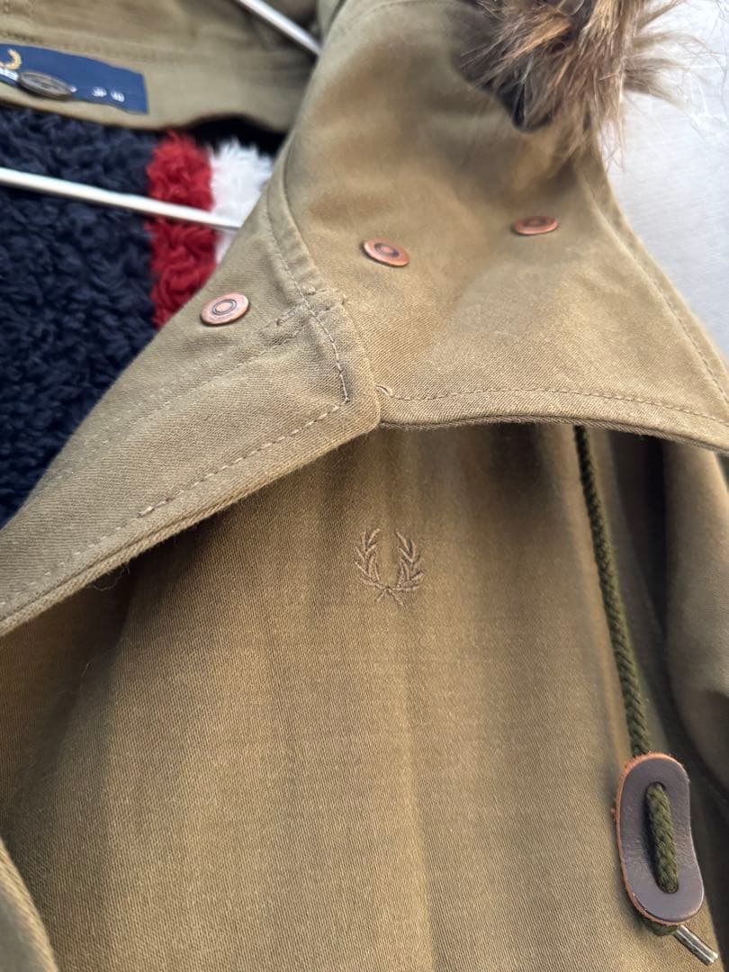 ＊FRED PERRY ＊ フレッドペリー　モッズコート　ライナー付き　カーキ