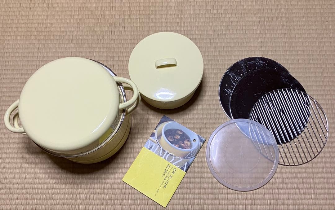 野田琺瑯 蒸気調理鍋 ミモザ　蒸し器 鍋 辰巳芳子