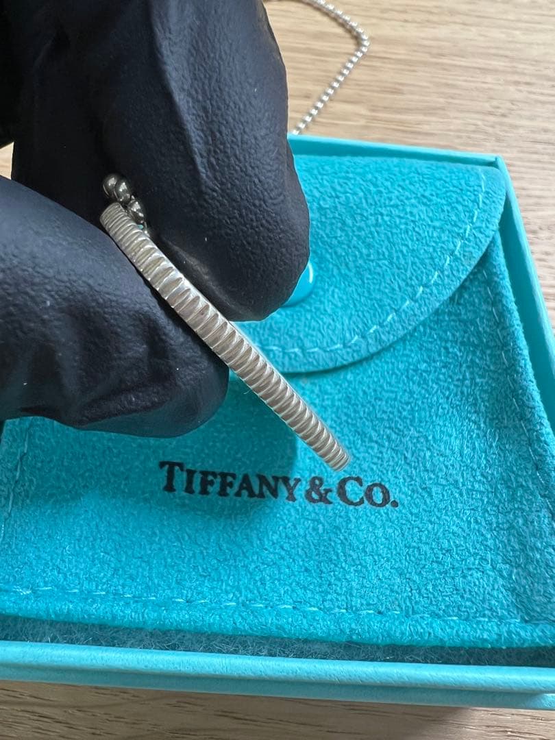 【美品】Tiffany & Co. ドッグタグネックレス
