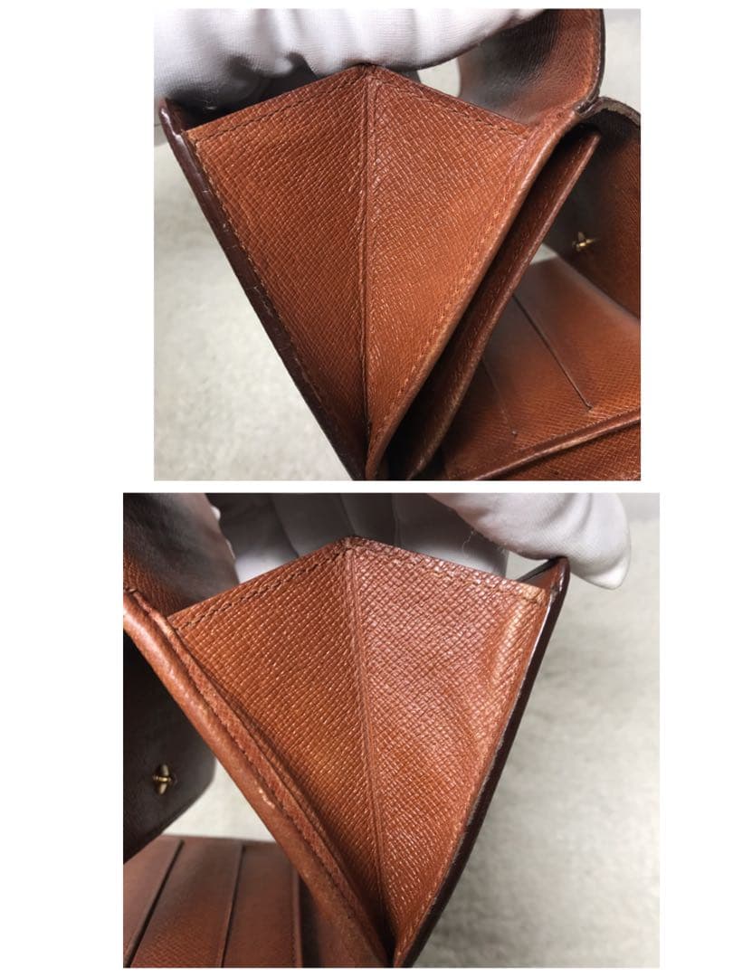 ルイヴィトン モノグラム 三つ折り財布 コンパクト型