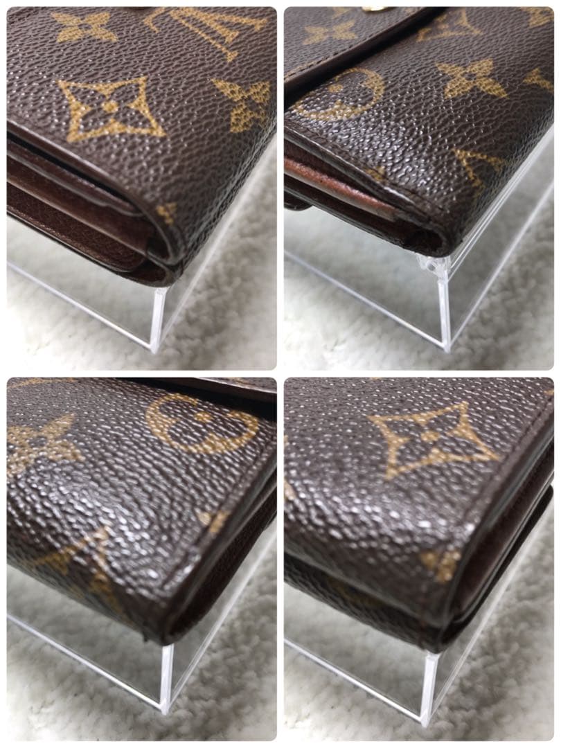 ルイヴィトン モノグラム 三つ折り財布 コンパクト型