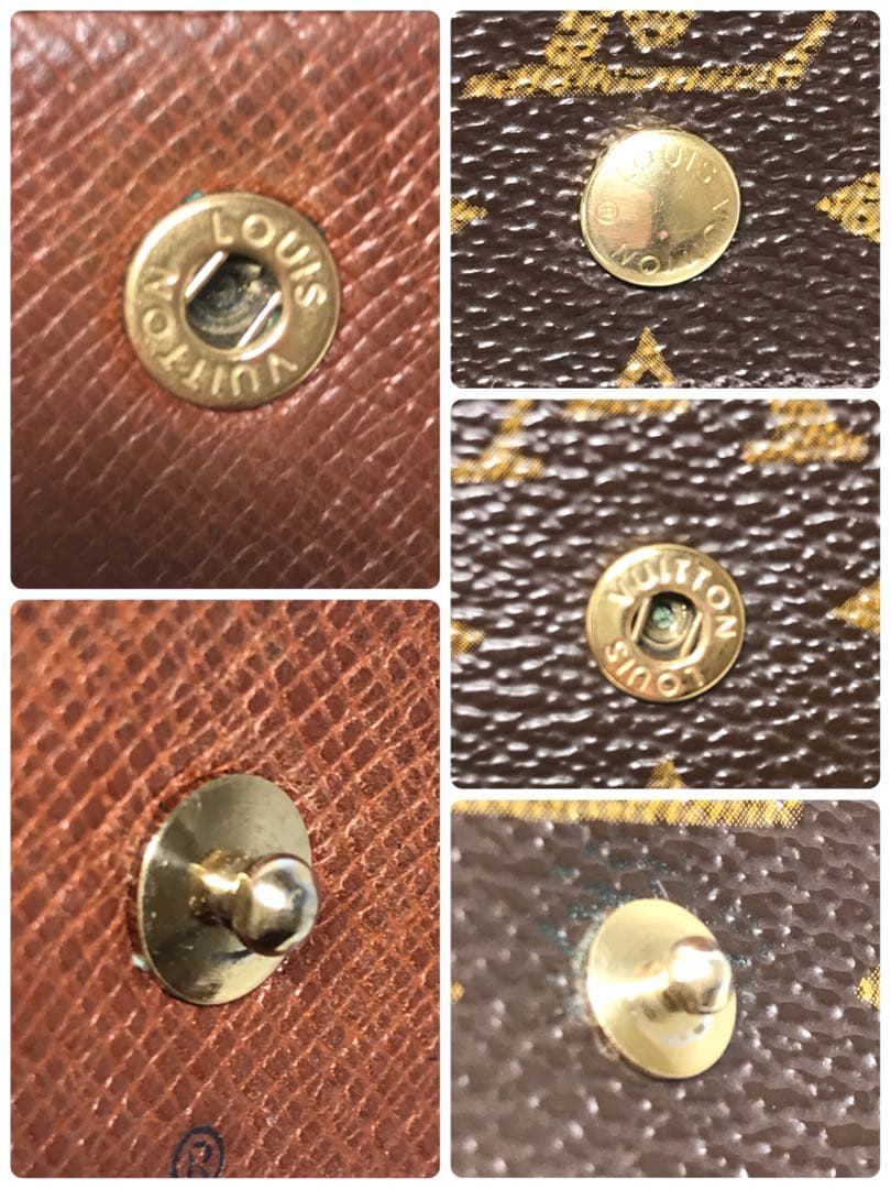 ルイヴィトン モノグラム 三つ折り財布 コンパクト型