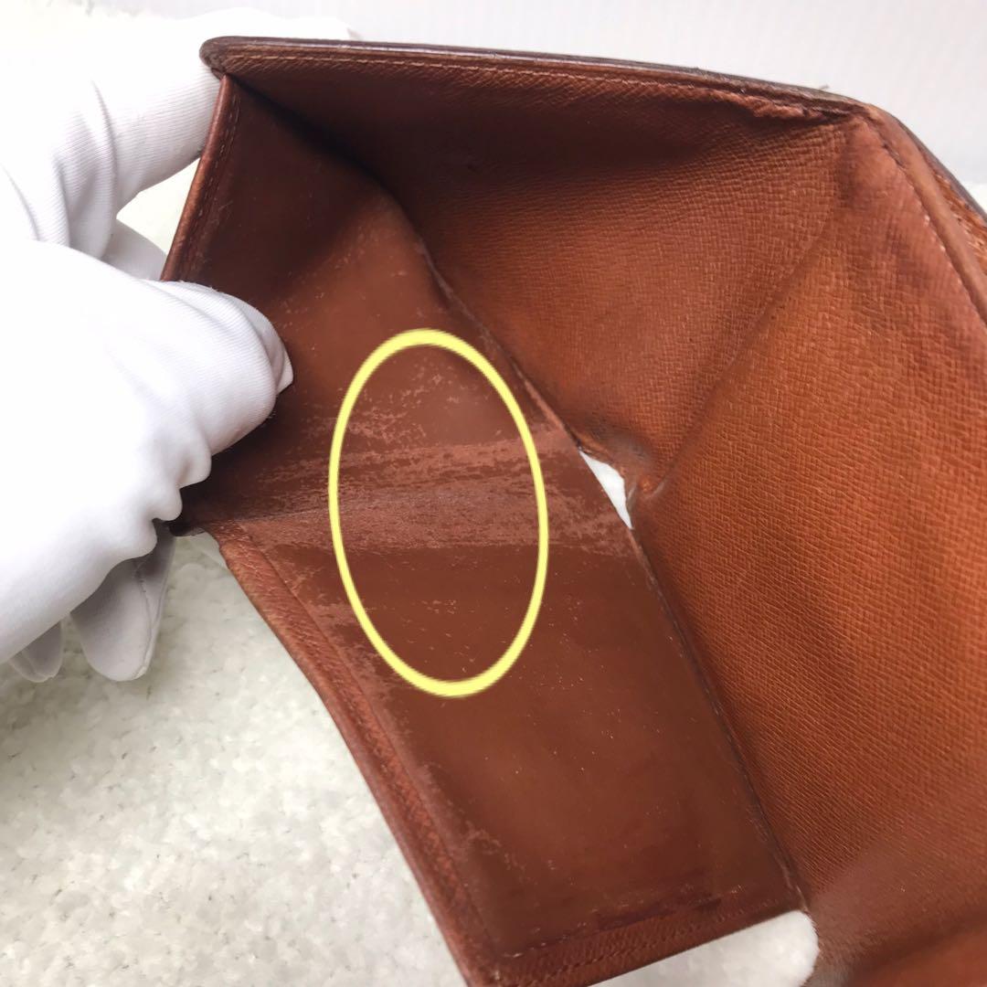ルイヴィトン モノグラム 三つ折り財布 コンパクト型