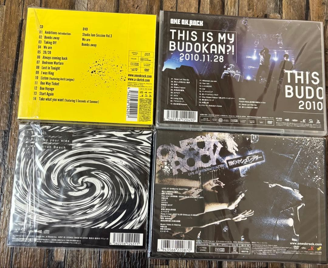 【新品未開封】ワンオクONE OK ROCK DVD &CDセット