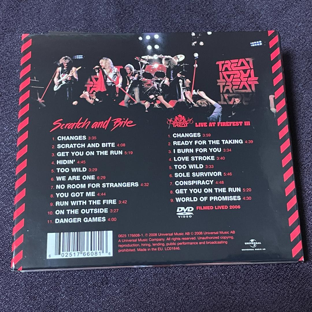 限定盤２枚組/◆北欧メロハー,AOR◆TREAT/SCRATH AND BITE