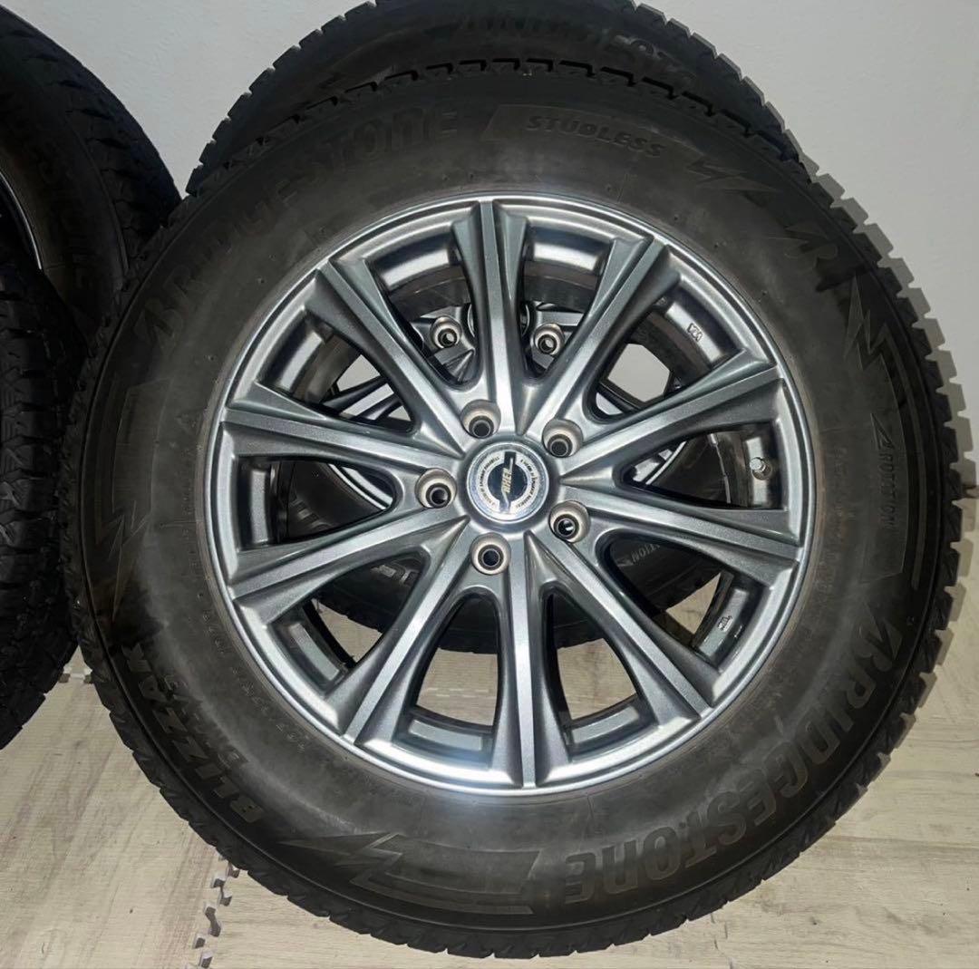 配送無料　【ほぼ新品】BRIDGESTONE スタッドレスタイヤ　21年製