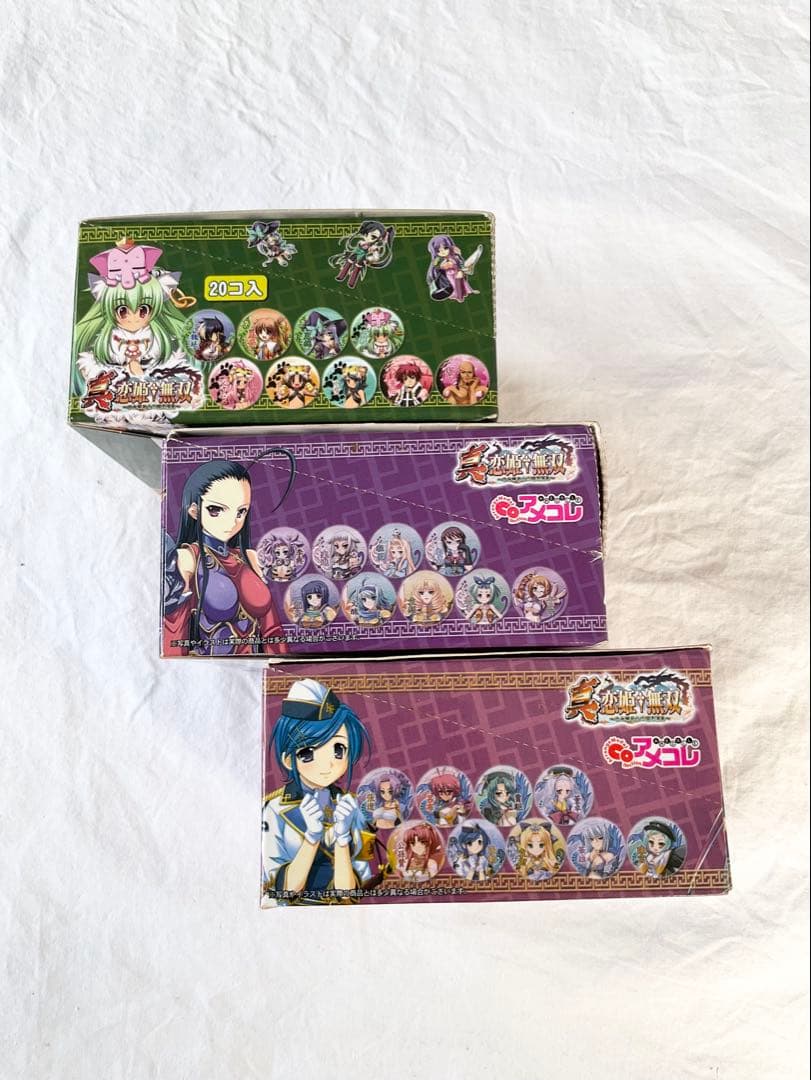 新品 3箱セット メダルコレクション アメコレ 真・恋姫無双 第1、2、3弾