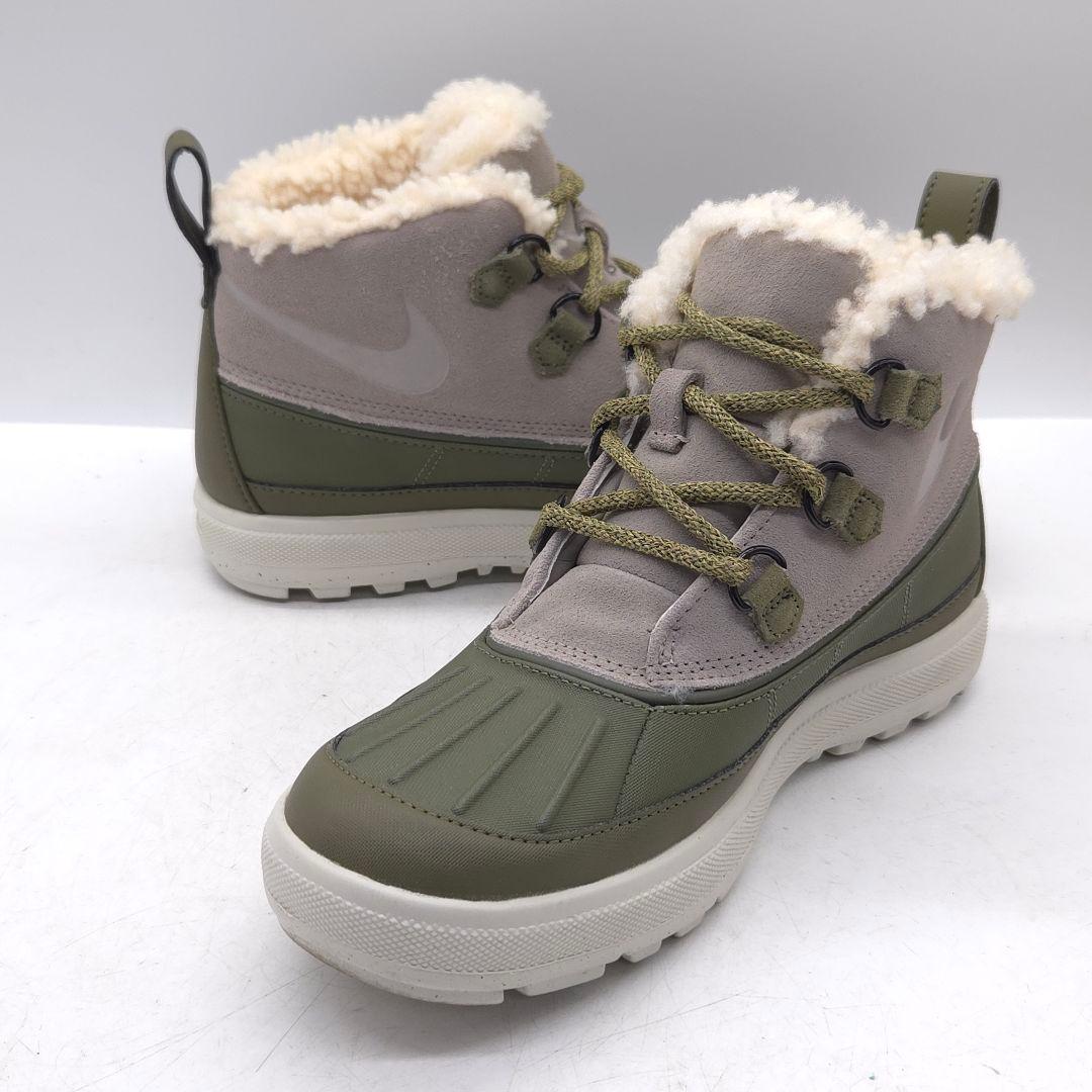 NIKE ナイキ ウッドサイド チャッカ 2 ブーツ 24.5cm カーキ