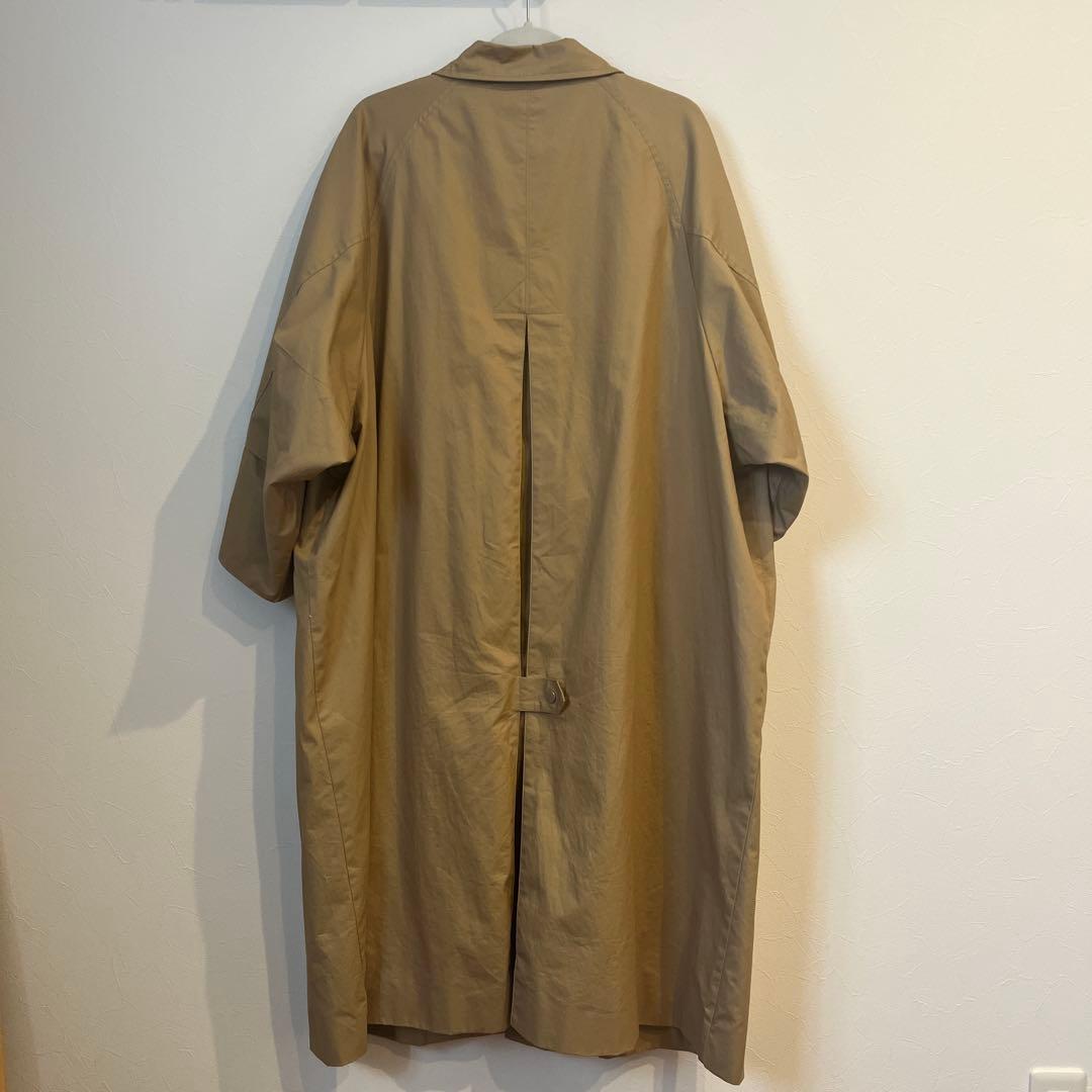 Fashiru ステンカラーコート　ミドル　ベージュ