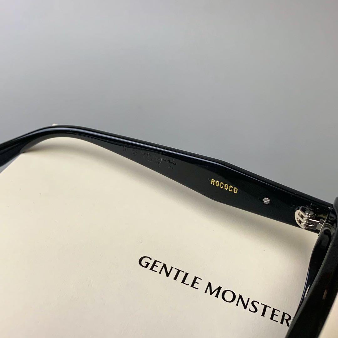 GENTLE MONSTER ブラック キャットアイ サングラス ROCOCO