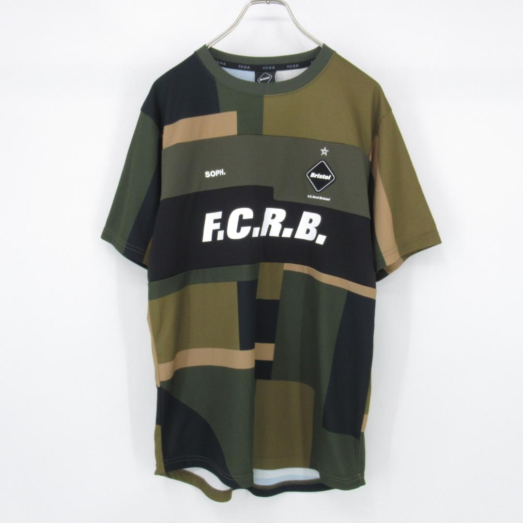 F.C.Real Bristol 半袖Tシャツ Mサイズ グリーン×ブラック