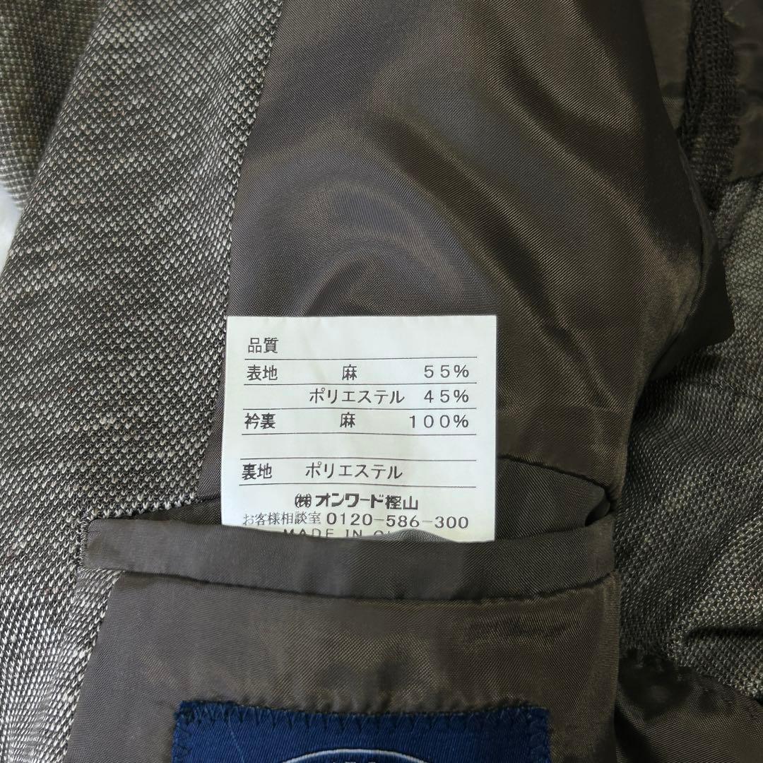 美品 ジェイプレス リネン コットン ジャージー テーラードジャケットM ゴルフ