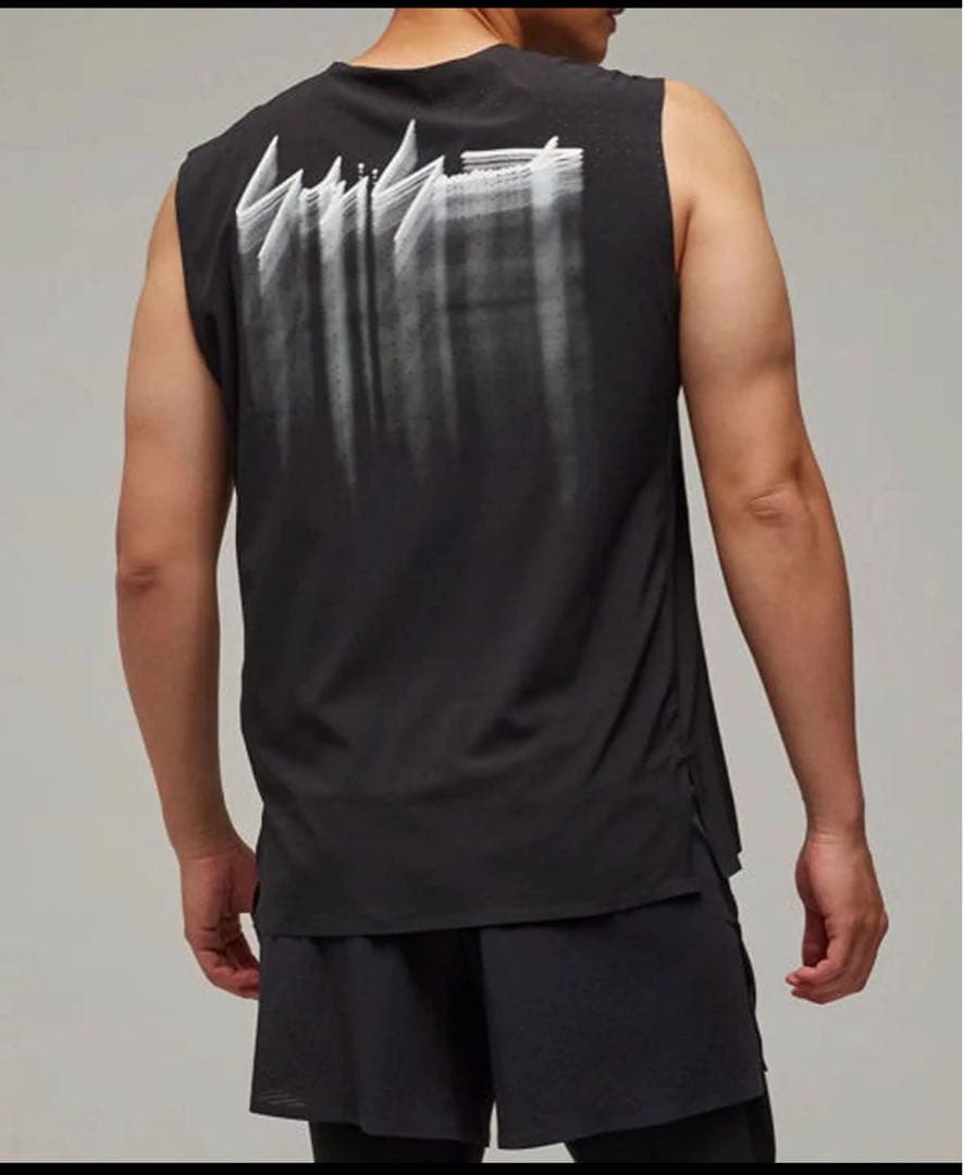 新品　Y-3 M RUN TANK ブラック