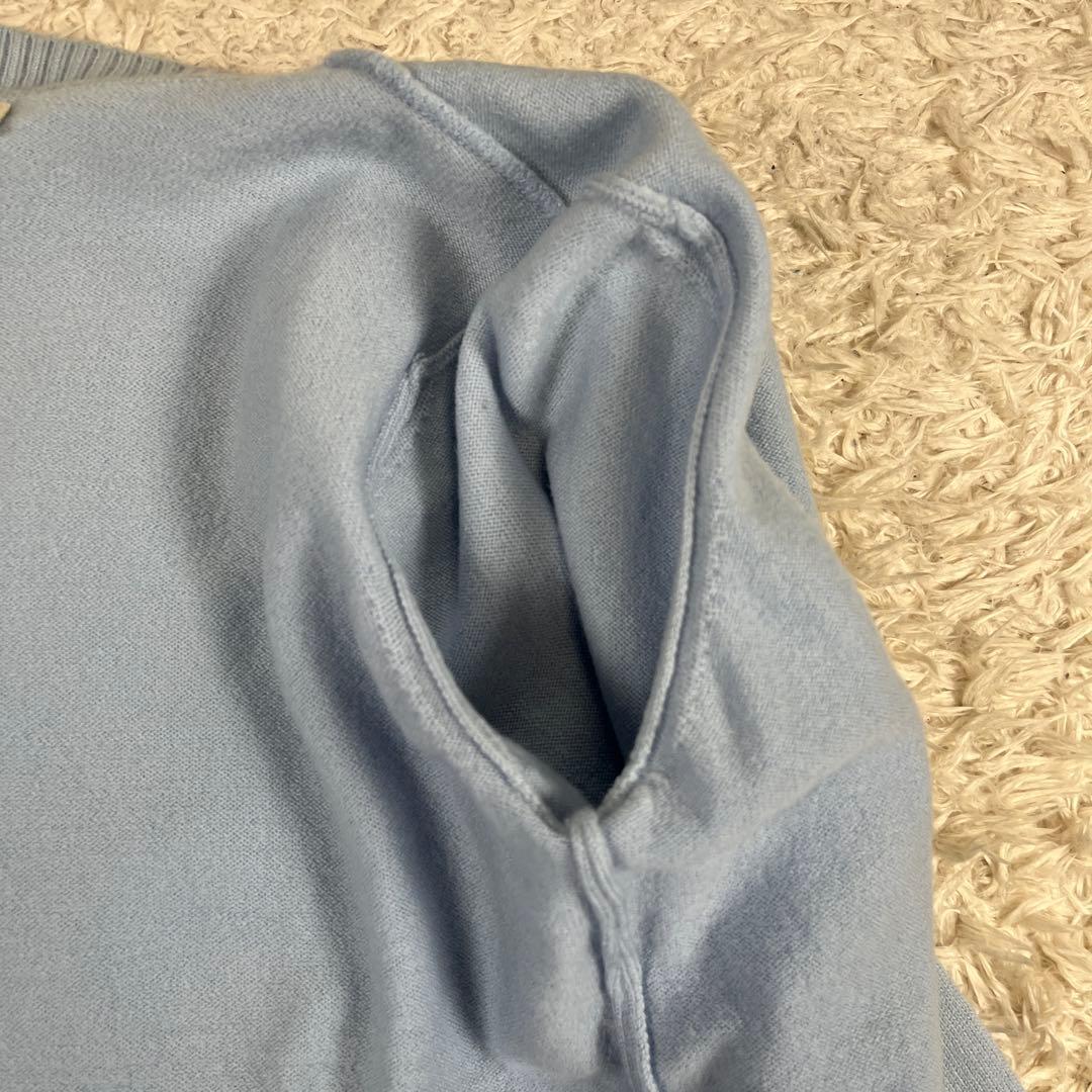 MAISON KITSUNE フォックス カーディガン Sサイズ ライトブルー