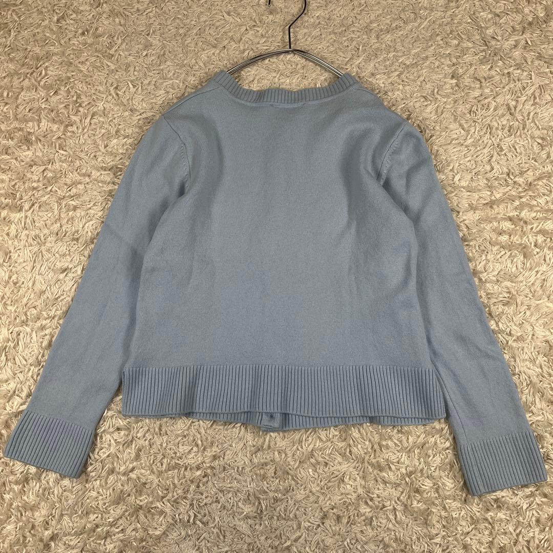MAISON KITSUNE フォックス カーディガン Sサイズ ライトブルー