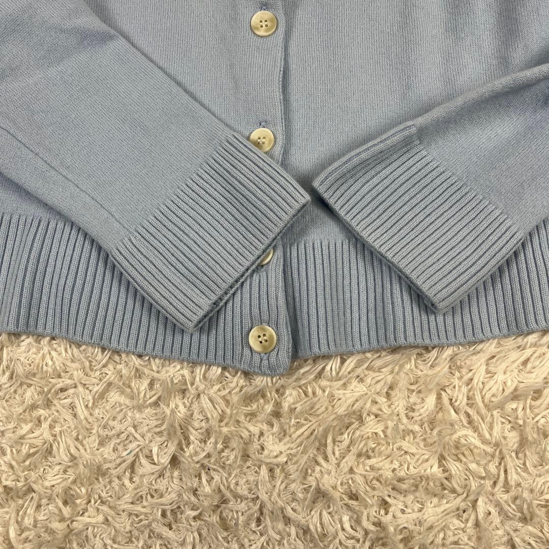 MAISON KITSUNE フォックス カーディガン Sサイズ ライトブルー