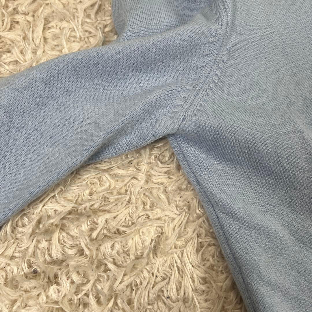 MAISON KITSUNE フォックス カーディガン Sサイズ ライトブルー