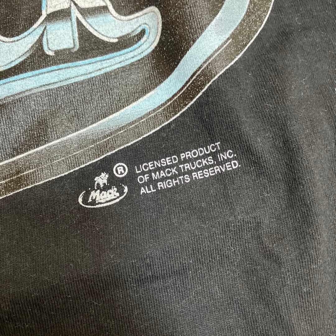 MackTruck Tシャツ L ブラック 袖プリ