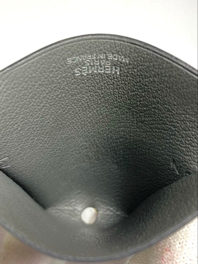 良品　HERMES エルメス　クロシェット　レザー　ネックレス　キーリング　箱付