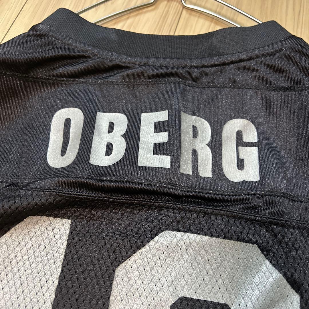 リーボック☆NFLレイダース☆アメフトゲームシャツ☆XL